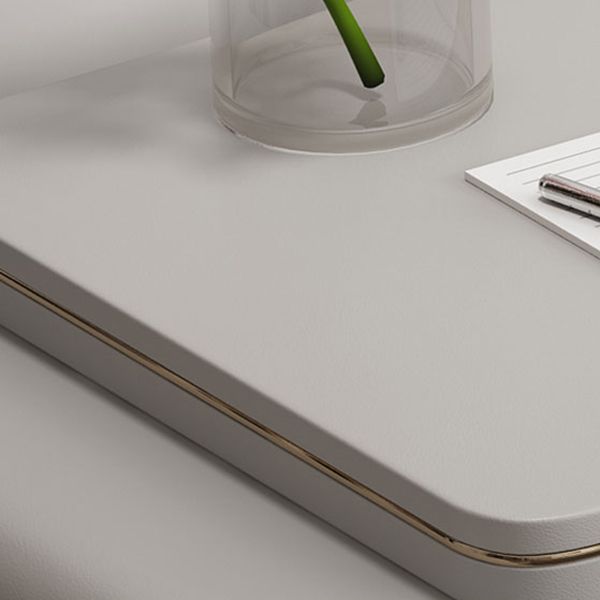 Mesa de trabajo de madera oficina en casa escritura de escritura rectangular de lujo