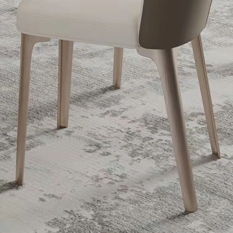 Scandinavian Luxury Armless Solid Back Chairs Leather Dining Chairs for Kitchen Clearhalo ' kitchen&dining_furn' 'Dining Chairs' 'Dining Tables & Seating' 'dining_chair' 'furn' 'furn_dining_chair' 'Furniture' 'furniture_dining_chair' 'Kitchen & Dining Furniture' 'kitchen' 1200x1200_18301e41-aebf-404f-bf11-536830acf41f