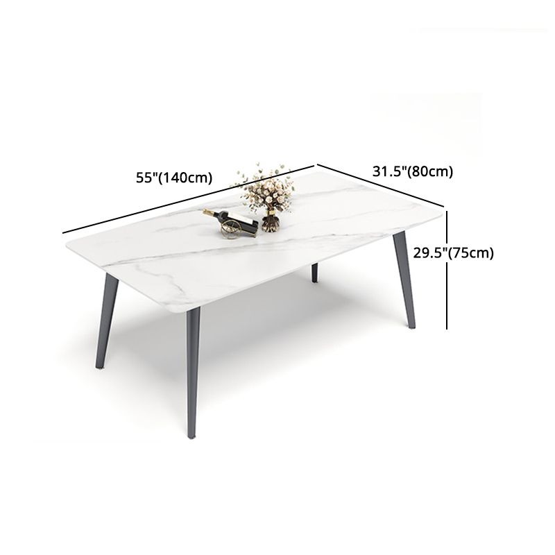 Minimalist 1/4/5/7 Pieces Dining Room Chair Set Sintered Stone Dining Table with Chairs Clearhalo 'Dining Room Sets' 'Dining Tables & Seating' 'dining_room_set' 'furn' 'furn_dining_room_set' 'Furniture' 'furniture_dining_room_set' 'Kitchen & Dining Furniture' 'kitchen&dining_furn' 'kitchen' 1200x1200_18303541-4326-4239-af25-d31849115100