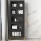 Glam Manufactured Wood Standard Bookcase Vertical Bookcase with Glass Doors Clearhalo 'Bookcases' 'furn' 'furn_bookcases' 'Furniture' 'furniture_bookcases' 'kitchen' 'kitchen_bookcases' 'Living Room Furniture' 'Office Furniture' 1200x1200_1833801c-c285-4290-928c-1816a50dae34