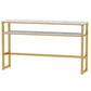 Traditional Luxury Bar Table Rectangle Stone Bar Table with Trestle Base Clearhalo 'Bar Furniture' 'Bar Tables' 'bar_tables' 'furn' 'furn_bar_tables' 'Furniture' 'furniture_bar_tables' 'Kitchen & Dining Furniture' 1200x1200_18362d26-6960-4e80-b77e-43b67341a907