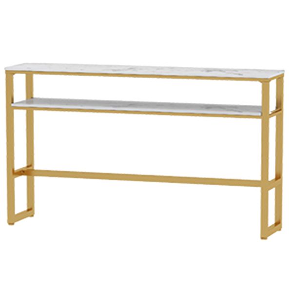 Traditional Luxury Bar Table Rectangle Stone Bar Table with Trestle Base Clearhalo 'Bar Furniture' 'Bar Tables' 'bar_tables' 'furn' 'furn_bar_tables' 'Furniture' 'furniture_bar_tables' 'Kitchen & Dining Furniture' 1200x1200_18362d26-6960-4e80-b77e-43b67341a907