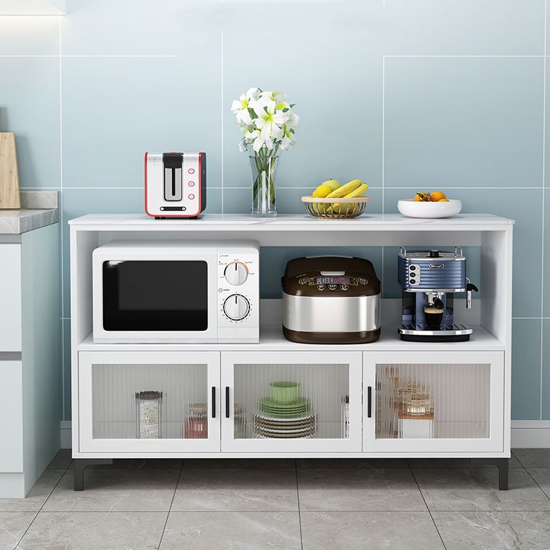 Eetkamer eiland eiland tafel moderne marmeren prep tafel met opbergkast