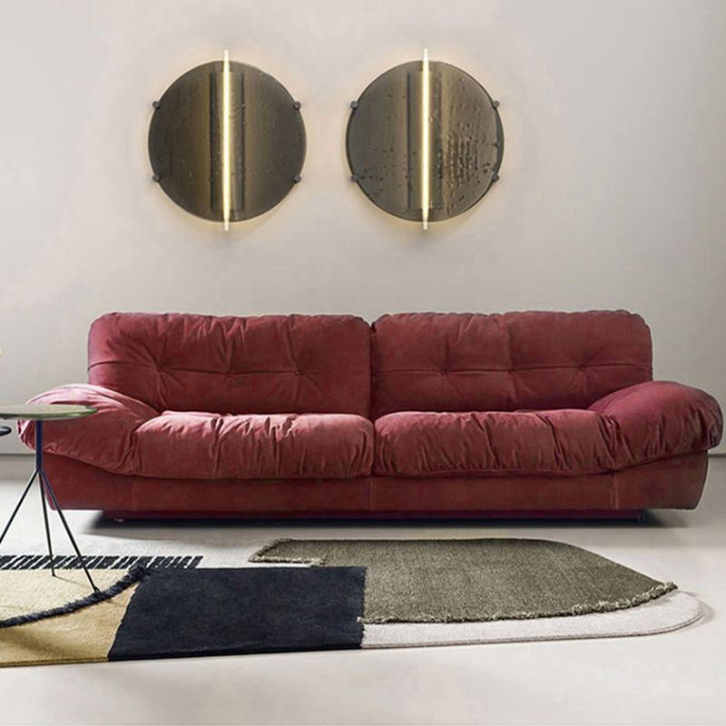 Zeitgenössischer armloser Sofa Tufted Split-Rücken-Wohnzimmersofa