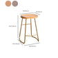 Modern Armless Backless Counter Stool Iron Bar Stool with Wooden Seat for Indoor Clearhalo 'Bar Furniture' 'Bar Stools' 'bar_stools' 'furn' 'furn_bar_stools' 'Furniture' 'Kitchen & Dining Furniture' 1200x1200_183aff52-5da1-40af-a56a-291d4de2ec0d