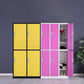 Hinged Steel Wardrobe Cabinet Contemporary Wardrobe Armoire for Home