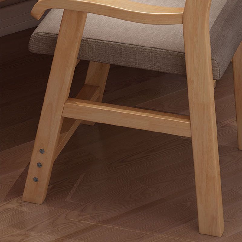 Contemporary Style Dining Wooden Chair Kitchen Open Back Arm Dining Chairs Clearhalo 'Dining Chairs' 'Dining Tables & Seating' 'dining_chair' 'furn' 'furn_dining_chair' 'Furniture' 'Kitchen & Dining Furniture' 1200x1200_183df8db-bd13-4a3a-8e87-4c90152a840e