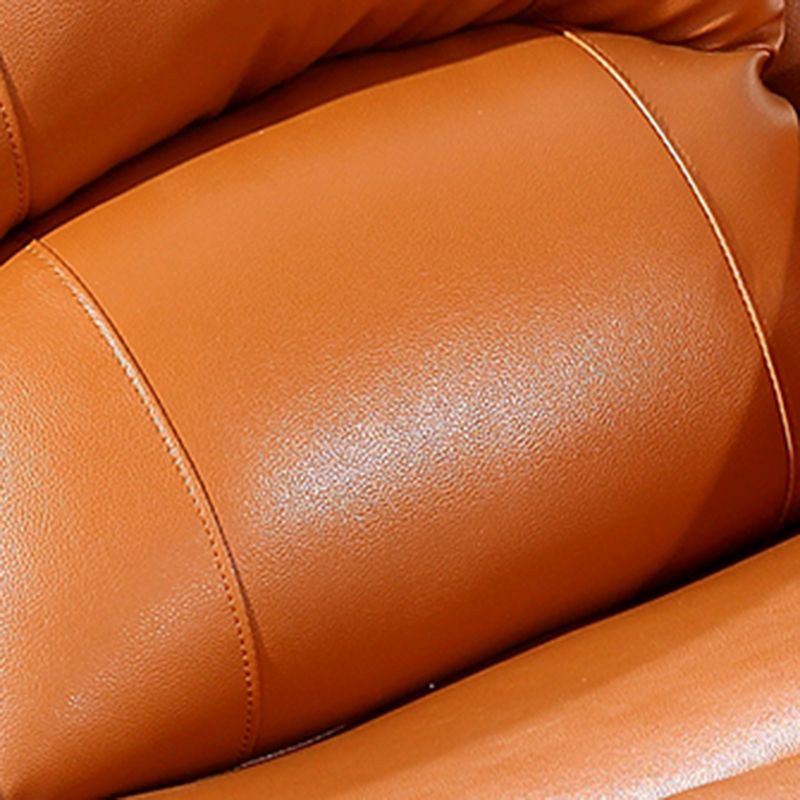 Sedia da tappezzeria contemporanea reclinabile standard in leatine con piede indipendente