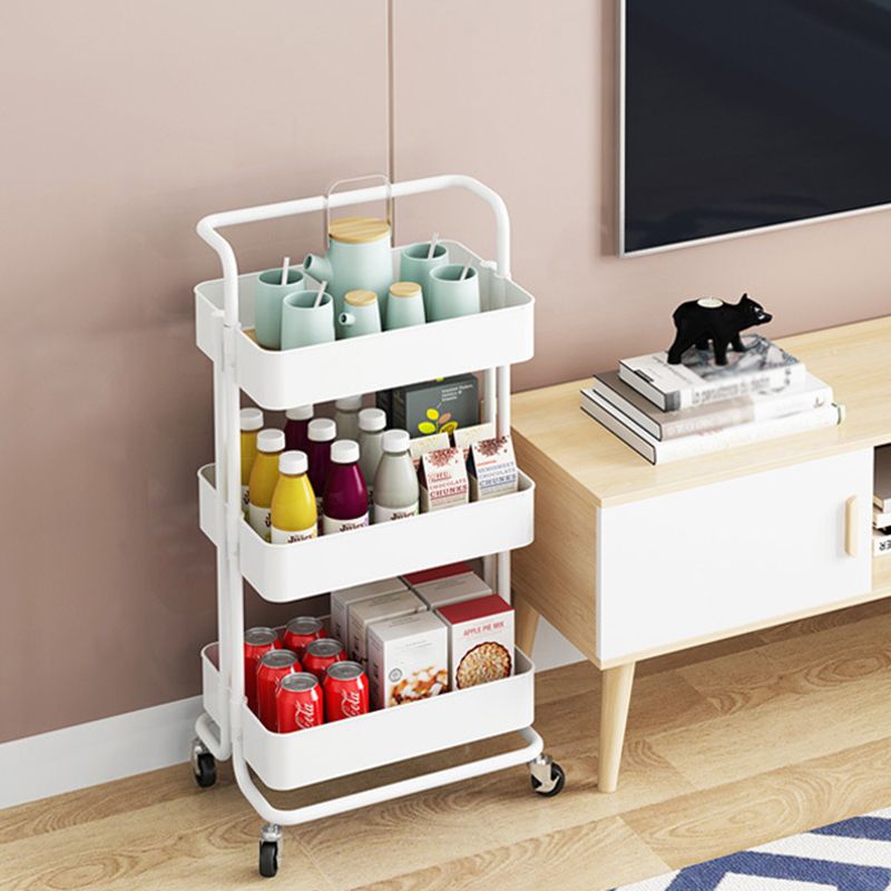 2/3/4-Shelf Modern Etagere Bookshelf with Steel Frame Plastic Bookshelf Clearhalo 'Bookcases' 'furn' 'furn_bookcases' 'Furniture' 'furniture_bookcases' 'kitchen' 'kitchen_bookcases' 'Living Room Furniture' 'Office Furniture' 1200x1200_18407407-61de-48b0-b958-3316ce8de3fe