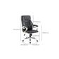27 Inch Wide Contemporary Desk Chair Black Leather Office Chair Clearhalo 'furn' 'furn_office_chair' 'Furniture' 'Office Chairs' 'Office Furniture' 'office_chair' 1200x1200_18413429-19e2-4ff9-8f6a-c903a5433d4f