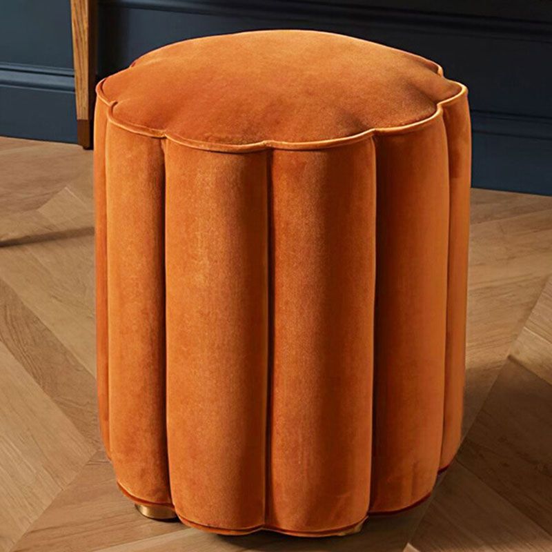 Solid Color Flannel Standard Stool Modern Style Simple Unique Shape Stool Clearhalo 'furn' 'furn_ottomans_poufs' 'Furniture' 'Living Room Furniture' 'Ottomans & Poufs' 'ottomans_poufs' 1200x1200_18427f62-273c-483f-aa3c-4d26abaf6e42