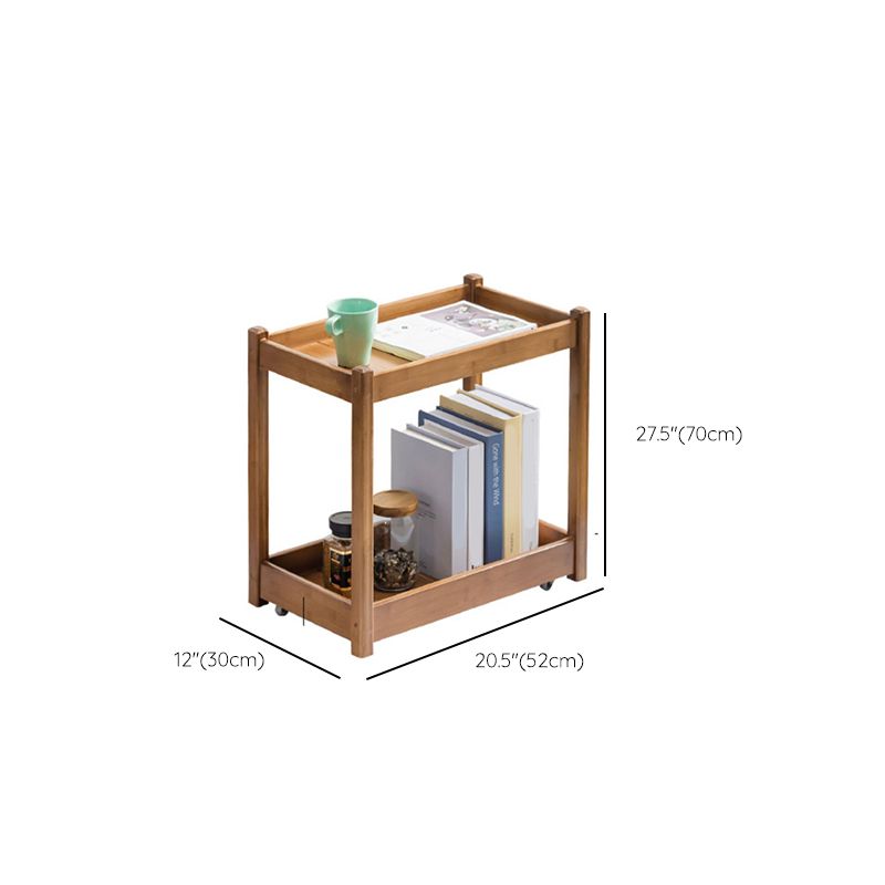 Contemporary Rectangular Side Table Brown Sofa Side Accent Table Clearhalo 'Coffee & Accent Tables' 'End & Side Tables' 'end_side_tables' 'furn' 'furn_end_side_tables' 'Furniture' 'Living Room Furniture' 1200x1200_1842e821-cfb1-4465-8969-922d1af9ff74