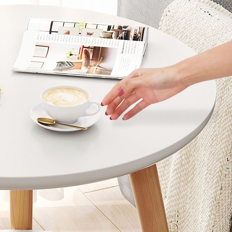 Table de bout Scandinave 3 jambes Dia 15.7 "/19.7" /23.6 "Table d'appoint en bois rond