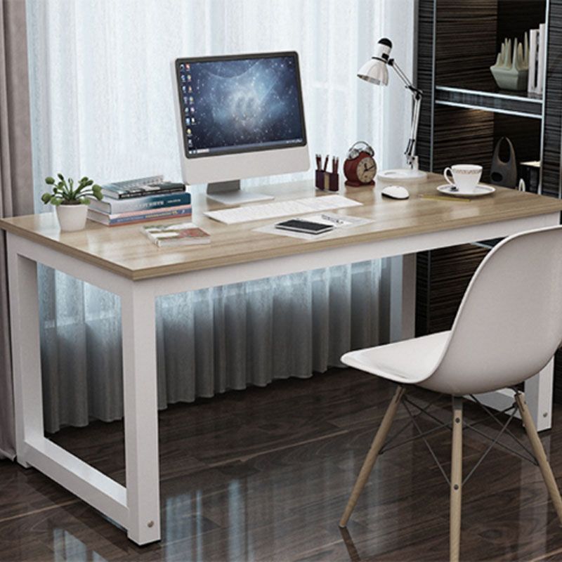 Industrielle hölzerne Büroschreibtisch Schlittenbasis 29.13 "großer Schreibtisch