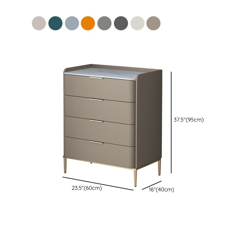 Cómoda clásica de piedra con cómoda de almacenamiento Glam con cajones 5/4/3, 15,6 pulgadas de ancho