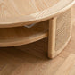 15"H Contemporary Cocktail Table Round Solid Wood Single Coffee Table Clearhalo 'Coffee & Accent Tables' 'Coffee Tables' 'coffee_tables' 'furn' 'furn_coffee_tables' 'Furniture' 'Living Room Furniture' 1200x1200_18440d04-3393-42f7-9366-8f550b731b27