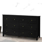 Classic Glam Storage Cofre de madera Cofre de almacenamiento con cajones