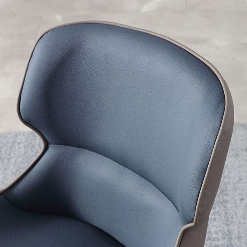 PUレザーダイニングチェアインダストリアルスタイルアームウィングバックパーソンズチェア