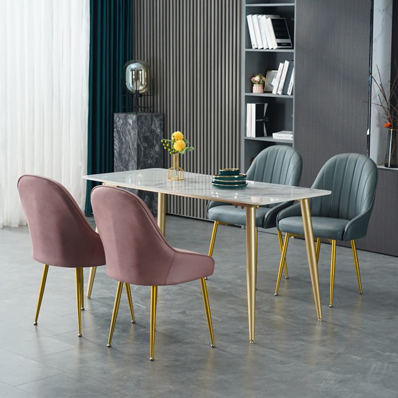 Nordic Metal Dining Room Armchairs Upholstered Linen Fabric Chairs for Restaurant Clearhalo ' kitchen&dining_furn' 'Dining Chairs' 'Dining Tables & Seating' 'dining_chair' 'furn' 'furn_dining_chair' 'Furniture' 'furniture_dining_chair' 'Kitchen & Dining Furniture' 'kitchen' 1200x1200_18484ab1-be59-411b-a308-9deddd8f09e3