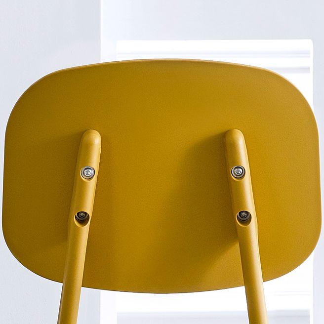 Scandinavian Style Open Back Dining Side Chair Plastic Dining Armless Chair Clearhalo ' kitchen&dining_furn' 'Dining Chairs' 'Dining Tables & Seating' 'dining_chair' 'furn' 'furn_dining_chair' 'Furniture' 'furniture_dining_chair' 'Kitchen & Dining Furniture' 'kitchen' 1200x1200_1848da3f-9bfc-46fd-b425-6ee1cad73984