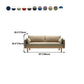 29.5" H Nordic Style Cotton Blend Square Arm Sofa for Living Room