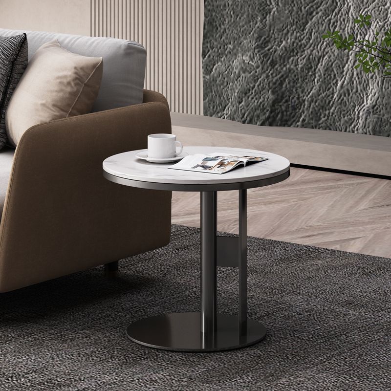 19,6 "Talta top -late della tavola di ferro in arde ardeggio rotondo alto tavolo astratto