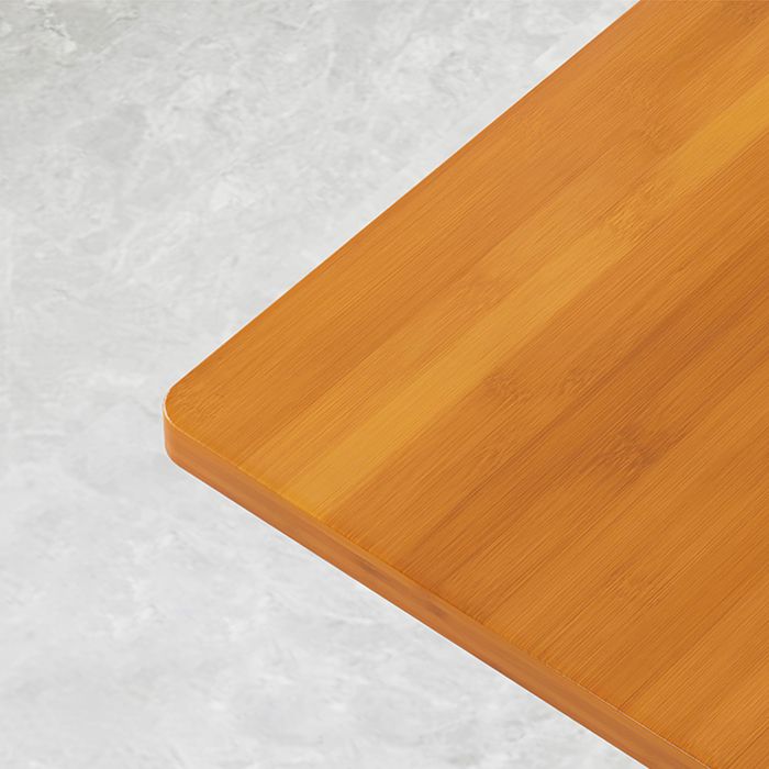 Modern Bamboo Pedestal Dining Table Natural Folding Table for Kitchen Clearhalo 'Dining Tables & Seating' 'Dining Tables' 'dining_table' 'furn' 'furn_dining_table' 'Furniture' 'furniture_dining_table' 'Kitchen & Dining Furniture' 'kitchen' 'kitchen_dining_table' 1200x1200_184ee585-8f5a-41d4-a5b7-f8417b1042e5