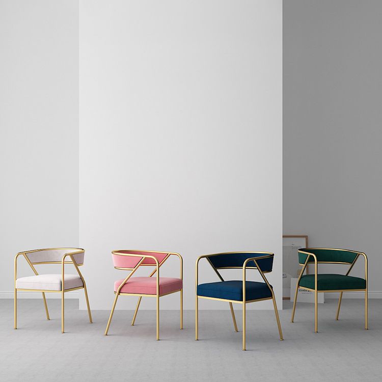 Scandinavian Style Luxury Upholstered Arm Chairs Open Back Dining Side Chair (Set of 2) Clearhalo ' kitchen&dining_furn' 'Dining Chairs' 'Dining Tables & Seating' 'dining_chair' 'furn' 'furn_dining_chair' 'Furniture' 'furniture_dining_chair' 'Kitchen & Dining Furniture' 'kitchen' 1200x1200_184fa41e-bd53-418c-b7de-e2438468f0e0