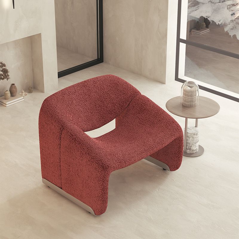 Contemporary Solid Color Side Chair Fixed Back Bedroom Side Chair Clearhalo 'Accent Chairs' 'accent_chairs' 'Chairs & Seating' 'furn' 'furn_accent_chairs' 'Furniture' 'Living Room Furniture' 1200x1200_18510c5d-8306-4f6c-872f-8e84fcee8b3b