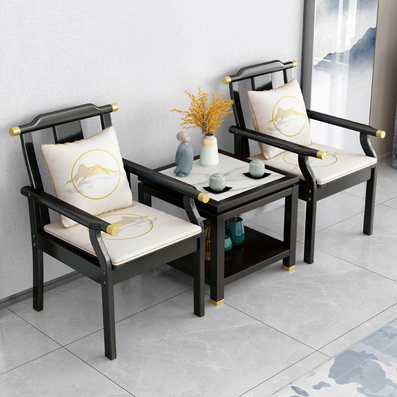 Traditional Dining Armchair Slat Back Arm Single Dining Chair with Wood Legs Clearhalo ' kitchen&dining_furn' 'Dining Chairs' 'Dining Tables & Seating' 'dining_chair' 'furn' 'furn_dining_chair' 'Furniture' 'furniture_dining_chair' 'Kitchen & Dining Furniture' 'kitchen' 1200x1200_18524592-0fd7-409c-acc5-eacf4adf6260