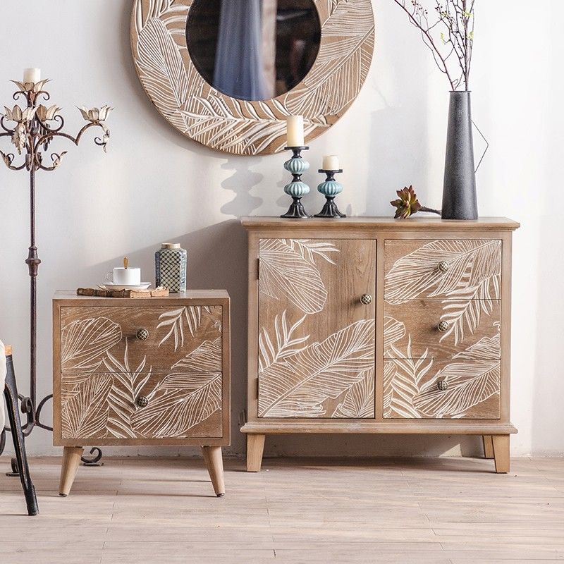 Distressed Wood Accent Chest Industrial Knobs Wood Accent Cabinet Clearhalo 'Cabinets & Chests' 'cabinets_chests' 'furn' 'furn_cabinets_chests' 'Furniture' 'Living Room Furniture' 1200x1200_1852d169-a0c3-4dd8-839c-40b2a58f73fe