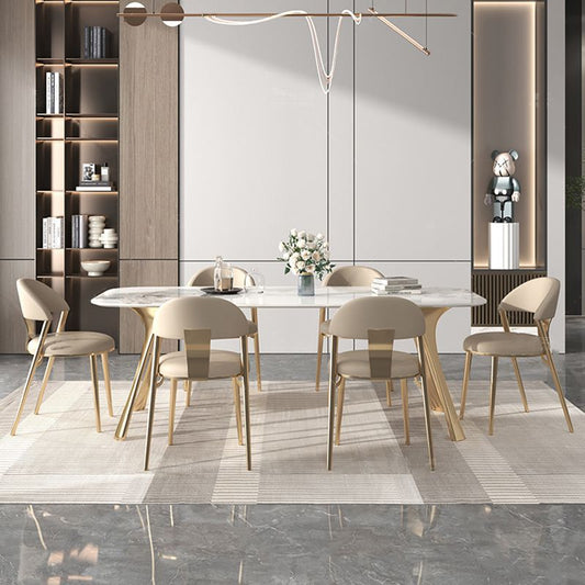 グラム焼結石ダイニングセット1/4/5/6/7ピースダイニングセットダイニングエリア