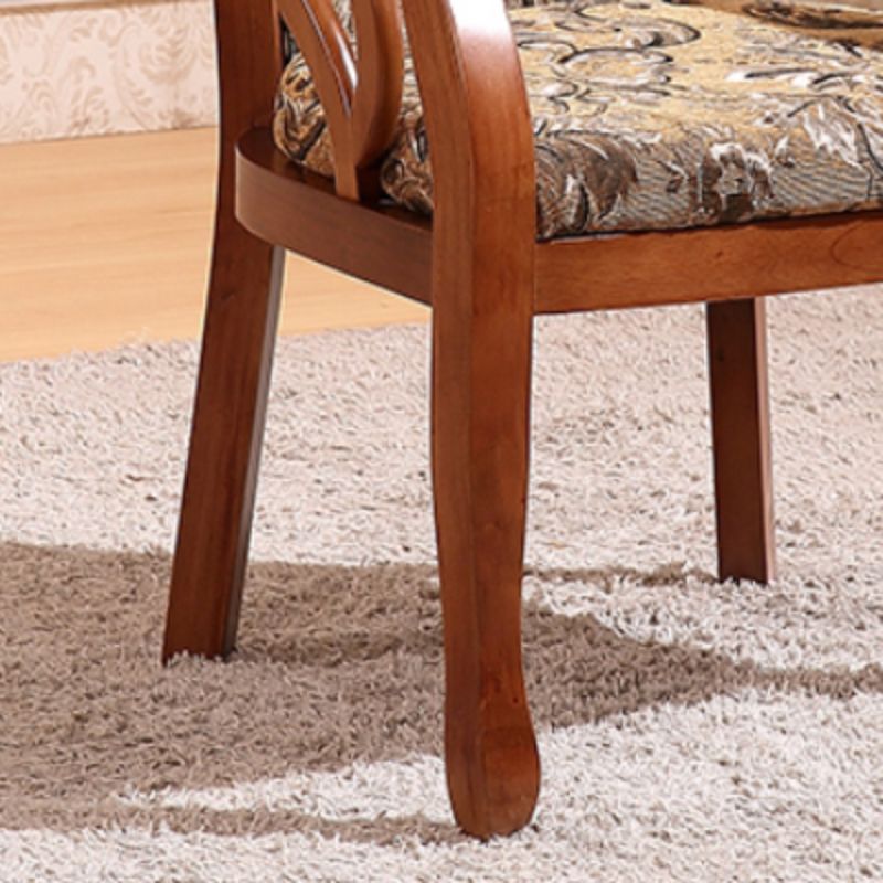 Traditioneller Stil eines Esstuhls Stuhl Massivholz Arm Arm für Küche