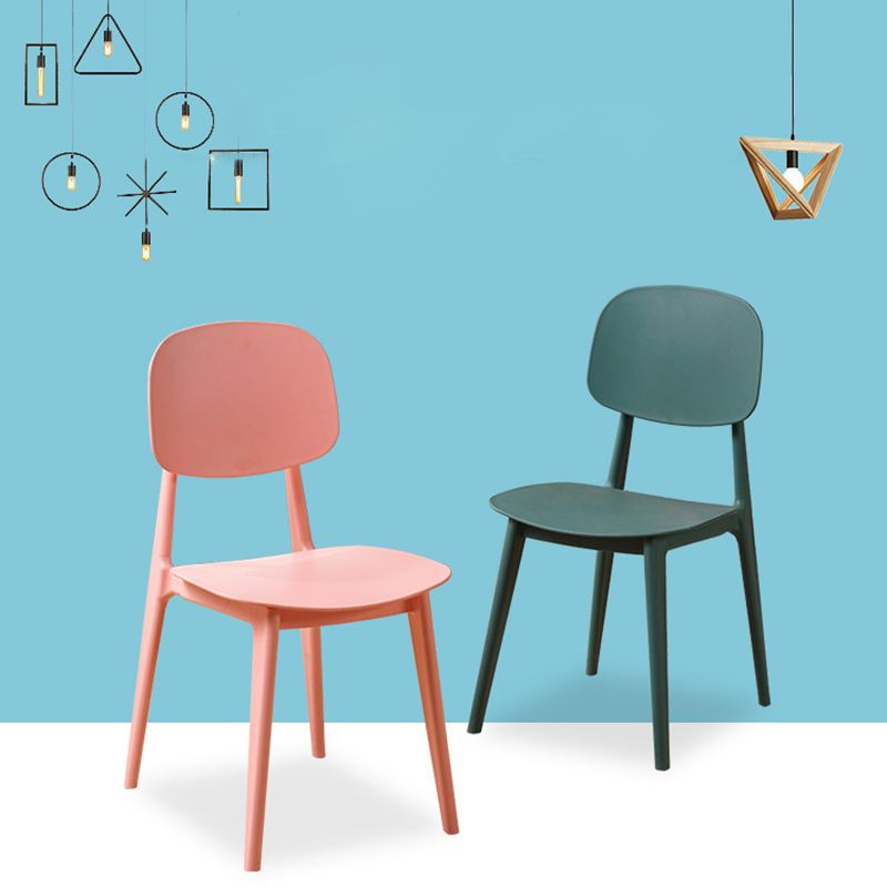 Modern Style Side Chair Plastic Open Back Dining Side Chair for Indoor Clearhalo 'Dining Chairs' 'Dining Tables & Seating' 'dining_chair' 'furn' 'furn_dining_chair' 'Furniture' 'furniture_dining_chair' 'Kitchen & Dining Furniture' 1200x1200_18596bb1-3828-4499-b663-c00e8c100cfa