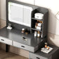 Modern 15.7" Wide Make-up Vanity with Drawer Modern Style Wooden Makeup Table