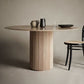 Round Shape Wood Color Dining Table Solid Wood Table Contemporary with Pedestal Clearhalo ' dining_table' 'Dining Tables & Seating' 'Dining Tables' 'furn' 'furn_dining_table' 'Furniture' 'furniture_dining_table' 'Kitchen & Dining Furniture' 'kitchen&dining_furn' 'kitchen' 'kitchen_dining_table' 1200x1200_185d1fe1-add2-470a-bae1-5b80840b2c96
