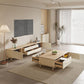 Glam TV Media Console Wooden TV Stand Console with 4 Drawers Clearhalo 'furn' 'furn_tv_stands_entertainment_centers' 'Furniture' 'Living Room Furniture' 'TV Stands & Entertainment Centers' 'TV Stands & Media Storage Furniture' 'tv_stands_entertainment_centers' 1200x1200_185d41ad-6155-40a9-a368-7b25c534b74a