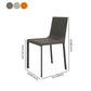 Contemporary Style Kitchen Chairs Dining Armless Side Chairs with Metal Legs Clearhalo ' kitchen&dining_furn' 'Dining Chairs' 'Dining Tables & Seating' 'dining_chair' 'furn' 'furn_dining_chair' 'Furniture' 'furniture_dining_chair' 'Kitchen & Dining Furniture' 'kitchen' 1200x1200_185e2853-4ca4-4d88-aff1-526564efcc77