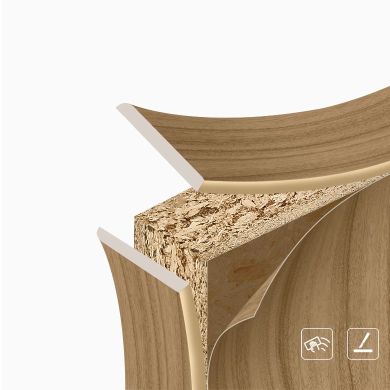 Abbazzinamento verticale in legno Scaffali di archiviazione del pannello a colori.