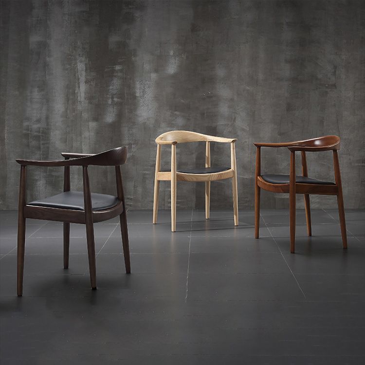 Scandinavian Indoor Side Chair Upholstered Open Back Wood Dining Room Chair Clearhalo ' kitchen&dining_furn' 'Dining Chairs' 'Dining Tables & Seating' 'dining_chair' 'furn' 'furn_dining_chair' 'Furniture' 'furniture_dining_chair' 'Kitchen & Dining Furniture' 'kitchen' 1200x1200_185f9619-d476-48f7-a242-ad56879a0663