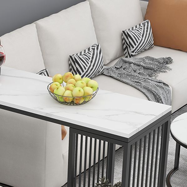 Glam Stone Bar Table Set 1/3 Pieces Rectangle Bar Table with Upholstered Stools Clearhalo 'Bar Furniture' 'furn' 'furn_home_bar_bar_sets' 'Furniture' 'Home Bars & Bar Sets' 'home_bar_bar_sets' 'Kitchen & Dining Furniture' 1200x1200_1864b29a-87b0-4cc7-b028-ccc32d95c5ca