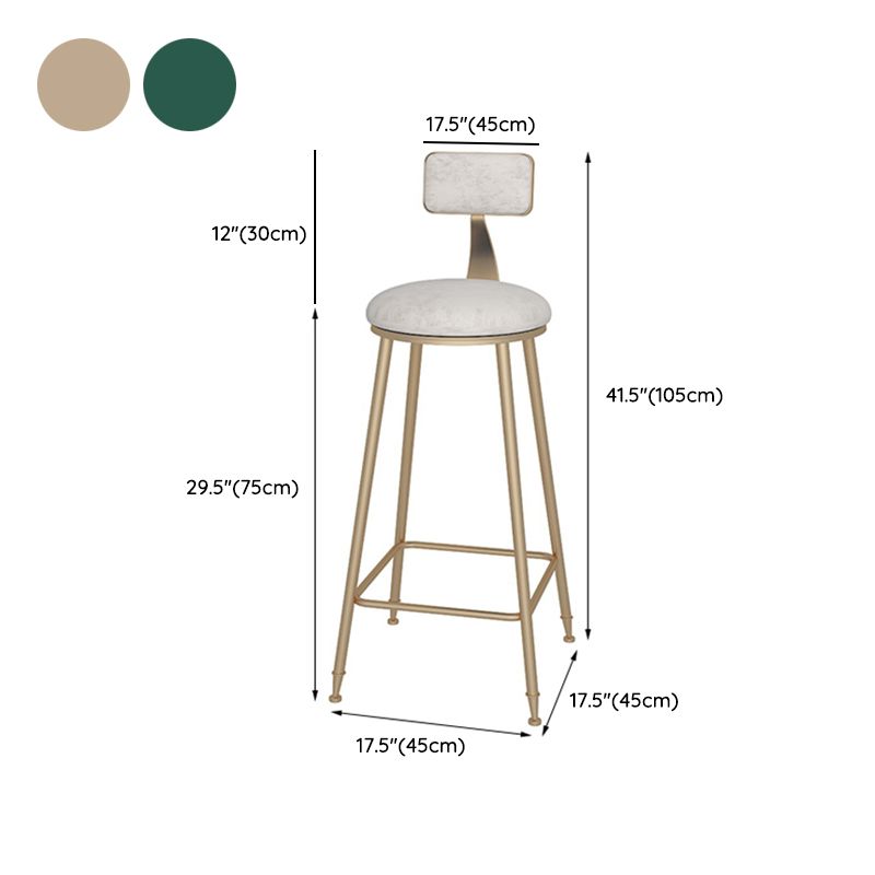 Set da bistrot stile glam Tavolo da bar in pietra da 1/3 pezzi con sgabelli imbottiti