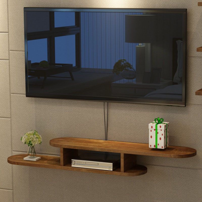 8" D Solid Wood TV Stand , Open Storage Floating TV Stand Console In 3 Colors Clearhalo 'furn' 'furn_tv_stands_entertainment_centers' 'Furniture' 'Living Room Furniture' 'TV Stands & Entertainment Centers' 'TV Stands & Media Storage Furniture' 'tv_stands_entertainment_centers' 1200x1200_1866a0ca-ba28-4c5d-b9d9-c2225cadb099