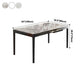 Rectangle Three-Color Dining Table Sintered Stone Table Vintage with Drawer Clearhalo ' dining_table' 'Dining Tables & Seating' 'Dining Tables' 'furn' 'furn_dining_table' 'Furniture' 'furniture_dining_table' 'Kitchen & Dining Furniture' 'kitchen&dining_furn' 'kitchen' 'kitchen_dining_table' 1200x1200_18680991-4c33-474b-b1aa-39add4b50962