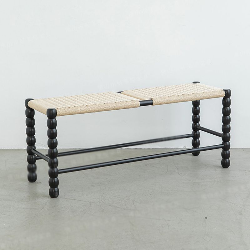 13,65-Zoll-Breite tropische Sitzbank mit festem Holz Rechteckbank