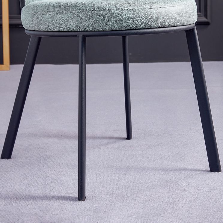 Metal Contemporary Dining Chair Wingback Dining Room Armless Side Chair Clearhalo ' kitchen&dining_furn' 'Dining Chairs' 'Dining Tables & Seating' 'dining_chair' 'furn' 'furn_dining_chair' 'Furniture' 'furniture_dining_chair' 'Kitchen & Dining Furniture' 'kitchen' 1200x1200_186f3e30-7641-47bc-97f3-95cd5f1d6e15