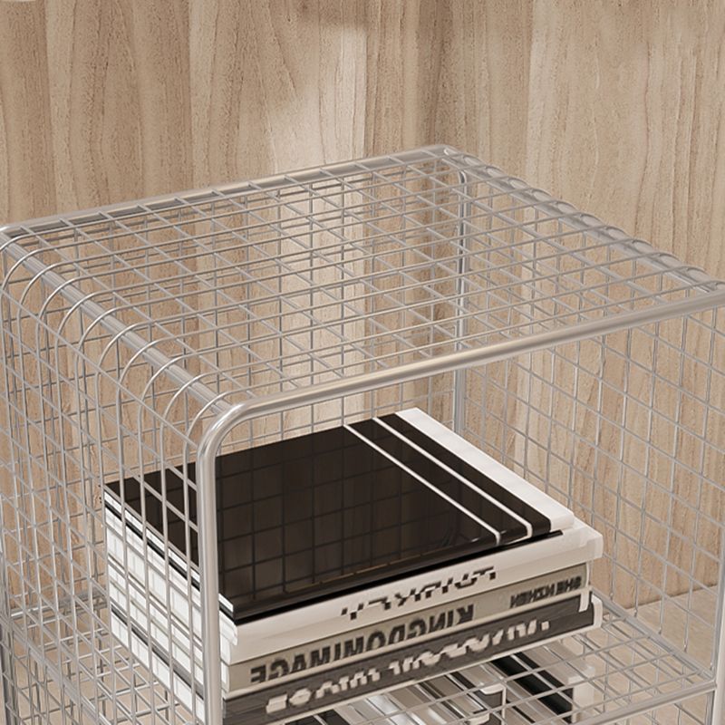 Modern Style Bookcase Vertical Metal Closed Back Bookshelf for Home Clearhalo 'Bookcases' 'furn' 'furn_bookcases' 'Furniture' 'furniture_bookcases' 'Office Furniture' 1200x1200_1870dc54-fa83-4880-a31a-01015b811740