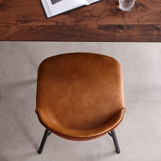 Indoor Side Chair Leather Modern Dining Chair for Dining Room