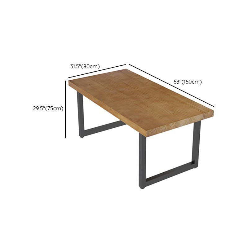 Ensemble de table à manger rectangulaire 1/2/5 PCS Pine Wood Dinette Set pour la cuisine