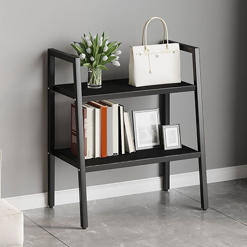 Contemporary Open Bookcase Metal Ladder Bookshelf for Kitchen Clearhalo 'Bookcases' 'furn' 'furn_bookcases' 'Furniture' 'Office Furniture' 1200x1200_1874d91a-0d7d-4ca3-80ba-ac5d160d88ab